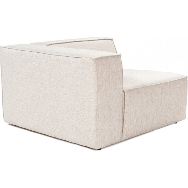 Lora hoekfauteuil links - Lichtbruin