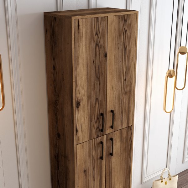 Meuble à chaussures Berlin - Noyer Meuble à chaussures Berlin - Noyer