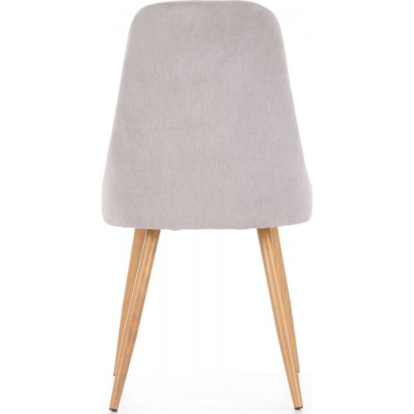 Stoel Jeremy - Greige & Eiken look Stoel Jeremy - Greige & Eiken look