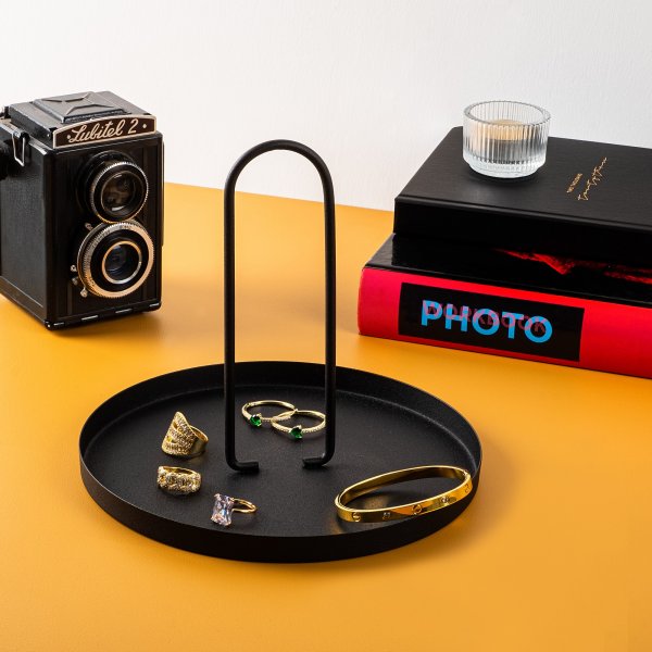 Plat décoratif Simi - Noir Plat décoratif Simi - Noir