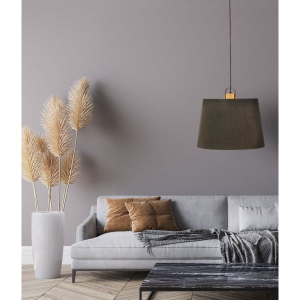 Geilo taklampa - Gr/svart/tr