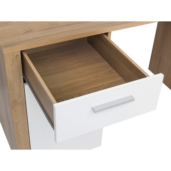 Bureau Balder 120 x 56 cm - Chêne/blanc Bureau Balder 120 x 56 cm - Chêne/blanc