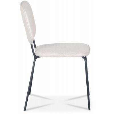 Lokrume stol - Beige tyg/svart