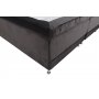 Vansbro sng 180 x 200 cm Medium/fast - Mrkgr sammet