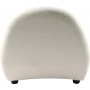 Fauteuil Boogi en Boucle / Teddy blanc cass�