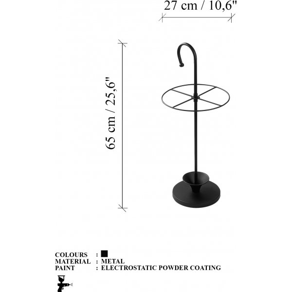 Semsi paraplyställ 2 - Svart Semsi paraplyställ 2 - Svart