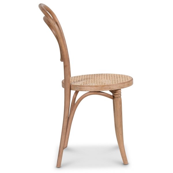 No 10 matstol med rottingsits och -rygg - Vintage No 10 matstol med rottingsits och -rygg - Vintage