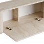 TV-b�nk Nemming 180 cm - Travertin/guld
