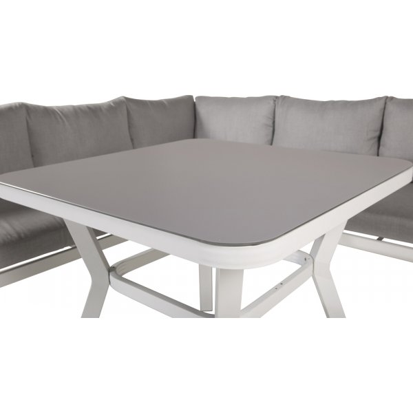 Groupe de canapés d\\\'angle Virya - Gris/Blanc Groupe de canapés d\\\'angle Virya - Gris/Blanc