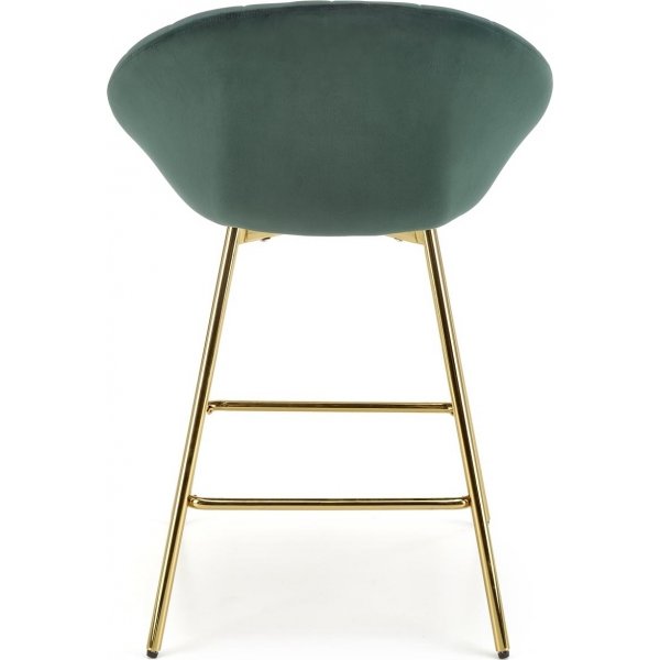 Tabouret de bar Pelican 112 - Vert foncé/or Tabouret de bar Pelican 112 - Vert foncé/or
