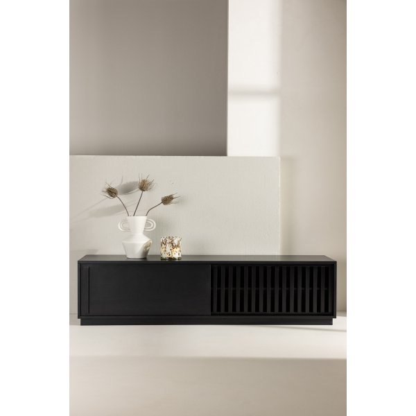 Lugo TV-bnk - Svart