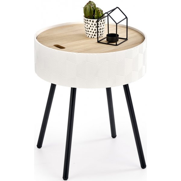 Table basse Théosophie Ø38 cm - Blanc Table basse Théosophie Ø38 cm - Blanc