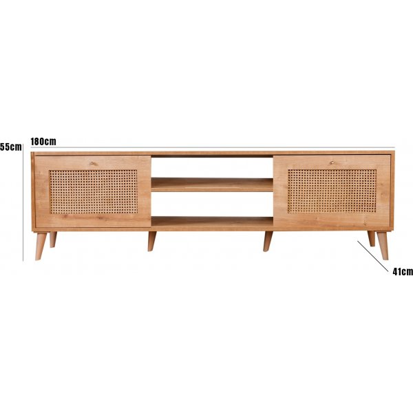 Haze TV-meubel 180 cm - Eiken Haze TV-meubel 180 cm - Eiken