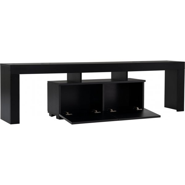 Enclave TV-bänk - Svart trä Enclave TV-bänk - Svart trä