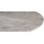 Table  manger Sumo en marbre 105 cm - Teint noir / marbre gris beige