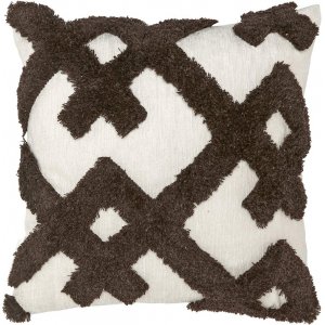 Housse de coussin Ines 45 x 45 cm - Mocca