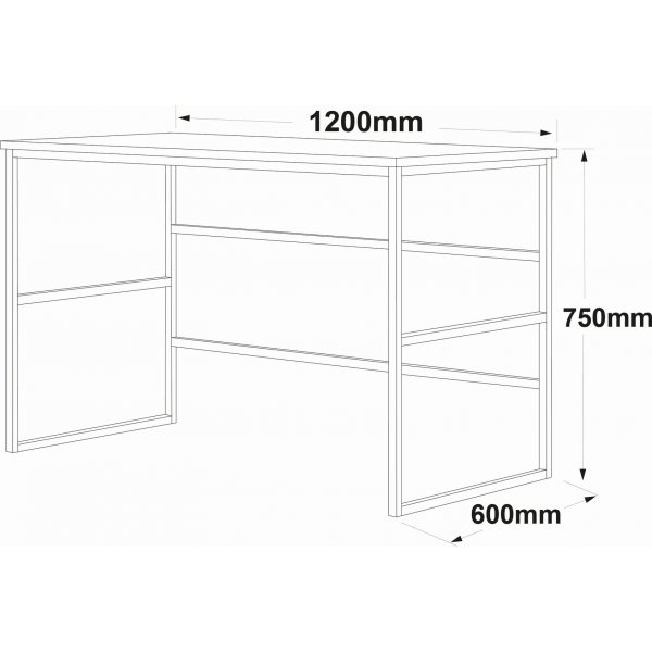 Voyage skrivbord 21, 120x60 cm - Furu Voyage skrivbord 21, 120x60 cm - Furu