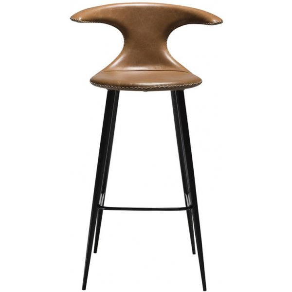 Flair barstol i Brunt läder SH 77 cm Flair barstol i Brunt läder SH 77 cm