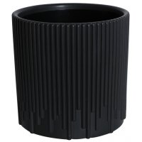 Kruka Stavar H19 cm - Svart Kruka Stavar H19 cm - Svart