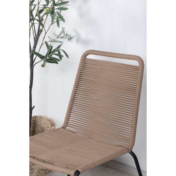 Lindos matstol - Ljusbrun Lindos matstol - Ljusbrun