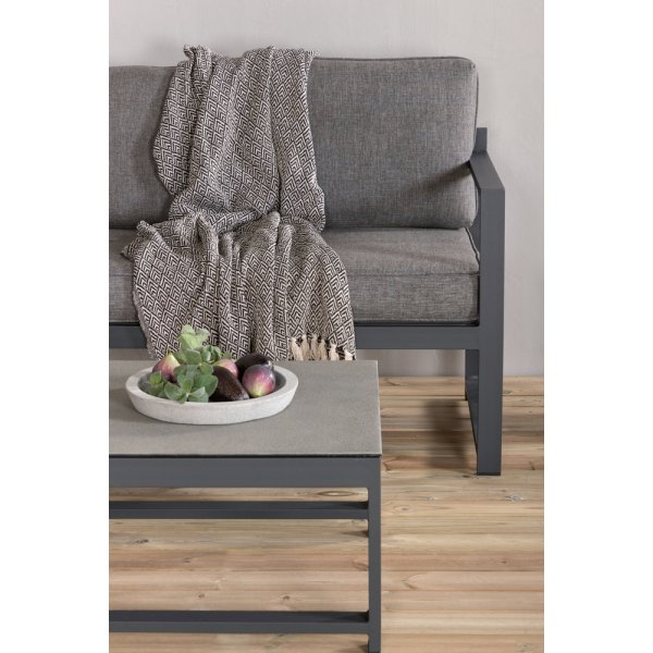 Salvador hörnsoffgrupp - Svart/grå Salvador hörnsoffgrupp - Svart/grå