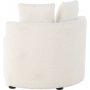 Kelso 2-sits barnsoffa - Vit teddy