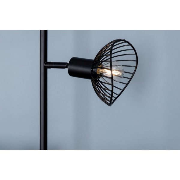 Lampadaire creux Mesh 3 - Noir Lampadaire creux Mesh 3 - Noir