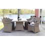Matgrupp - Sienna bord inklusive 6 st Lotus ftljer