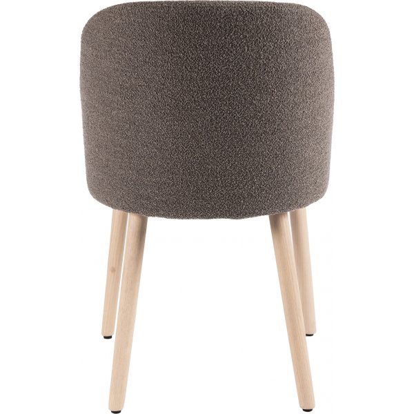 Chaise de salle à manger Anne - Bouclé gris Chaise de salle à manger Anne - Bouclé gris