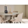 Matbord Lanzo med 4 st Night stolar - Beige/svart + 3.00 x Mbeltassar