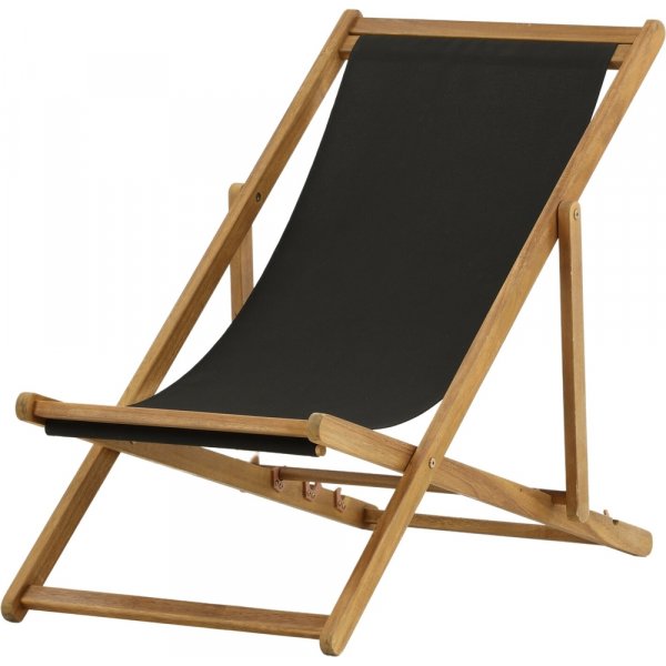 Peachy strandstol - Svart/Natur Peachy strandstol - Svart/Natur