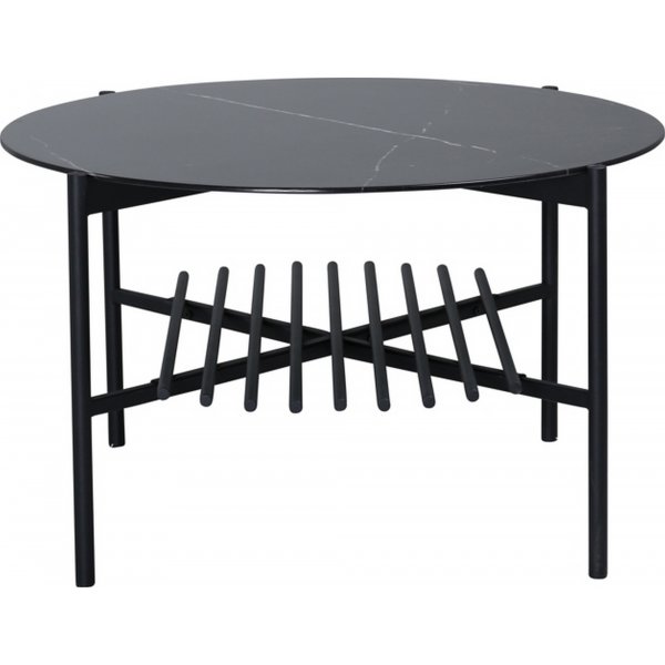 Adel soffbord 80 cm - Svart marmor Adel soffbord 80 cm - Svart marmor