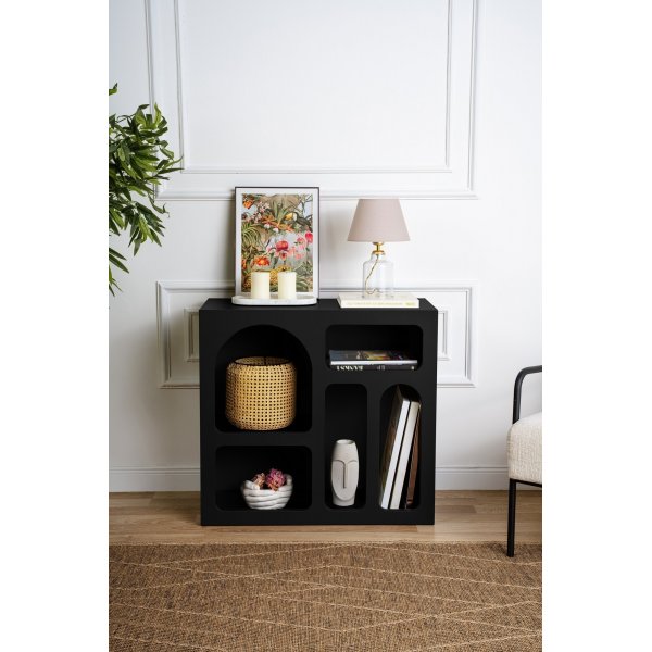 Etagère Liva L: 80 cm - Noir Etagère Liva L: 80 cm - Noir