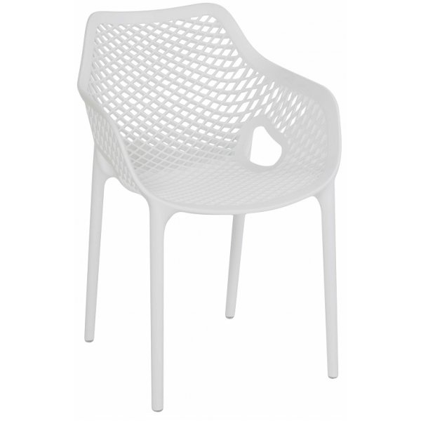 Sommarvik matgrupp bord och stapelbara stolar - Vit Sommarvik matgrupp bord och stapelbara stolar - Vit
