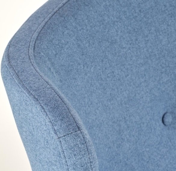 Lise öronlappsfåtölj - Blå (Tyg) / Trä Lise öronlappsfåtölj - Blå (Tyg) / Trä
