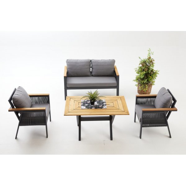 Capella loungegrupp - Antracit