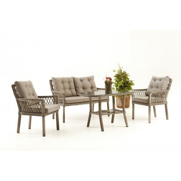 Pure loungegrupp 2 - Cream