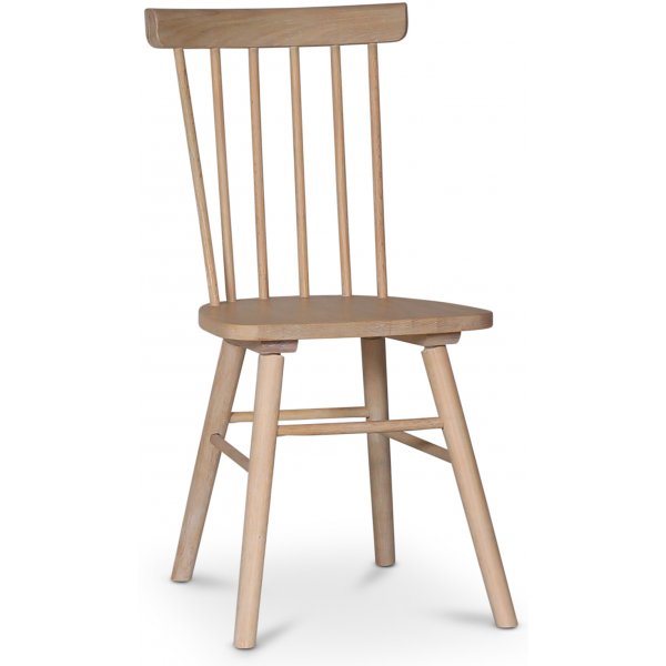 Orust pinnstol whitewash ek