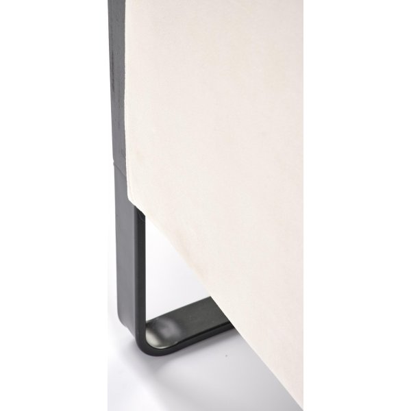 Fauteuil Ilario - Noir/beige Fauteuil Ilario - Noir/beige