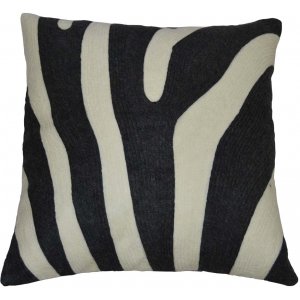 Zebrakussen 50 x 50 cm - Zwart/wit