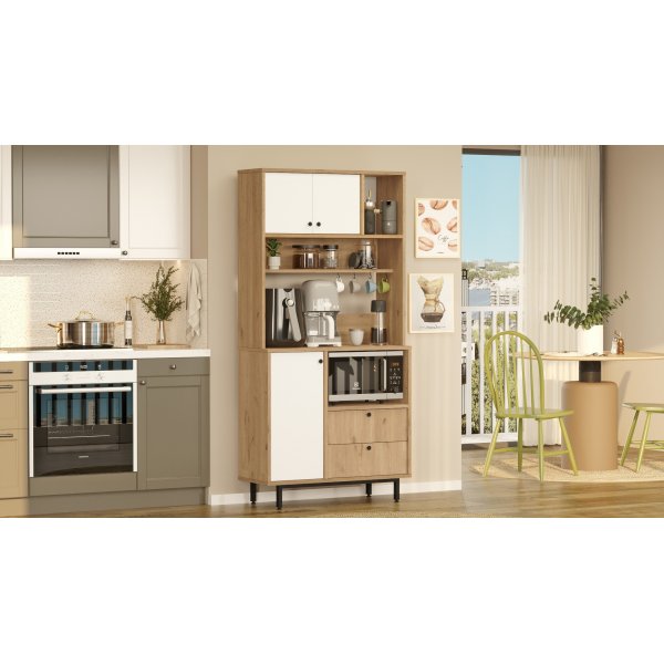 Royce köksskåp 4 - Ek/vit Royce köksskåp 4 - Ek/vit