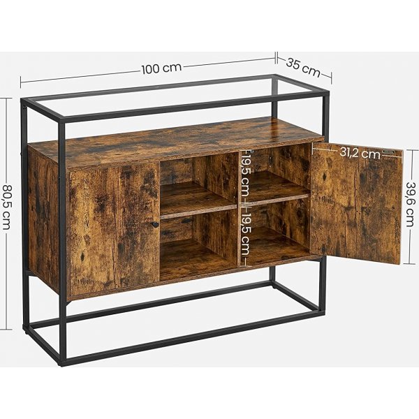 Buffet Eddie - Marron/noir