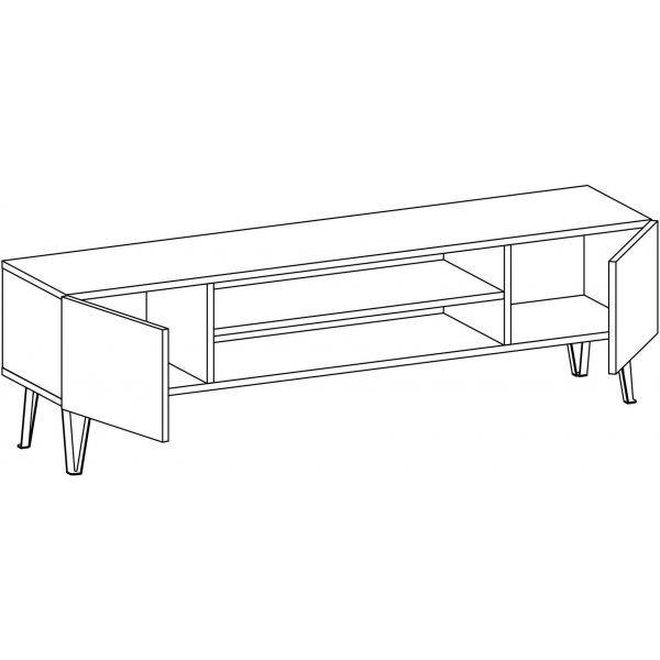Banc multimdia Bloom - Blanc