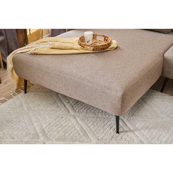 Canapé divan Revos gauche - Marron Canapé divan Revos gauche - Marron