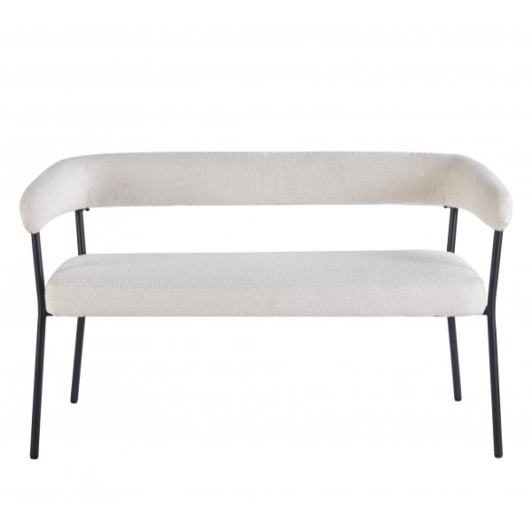 Wilma soffa 123 cm bred - Beige bouclè Wilma soffa 123 cm bred - Beige bouclè