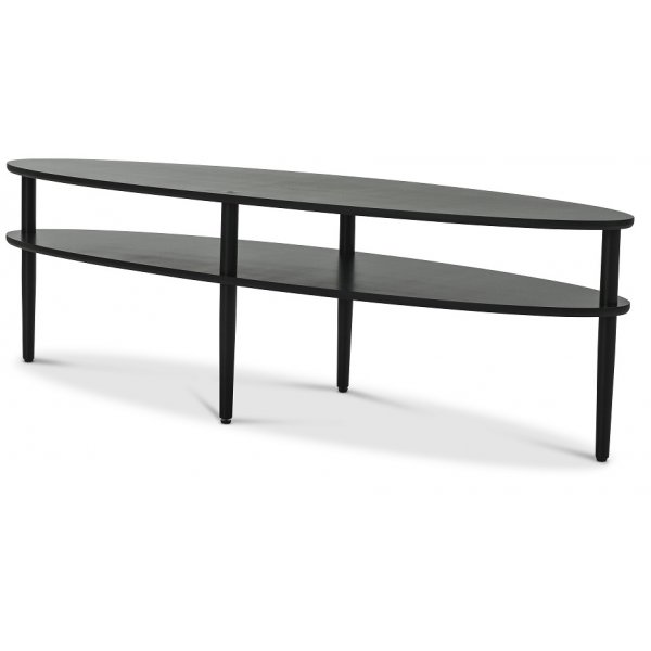Ljusdal ovalt soffbord 160 cm - svart