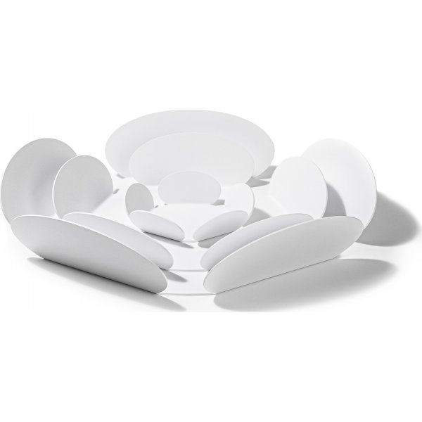 Rodos dekorationsfat - Vit Rodos dekorationsfat - Vit