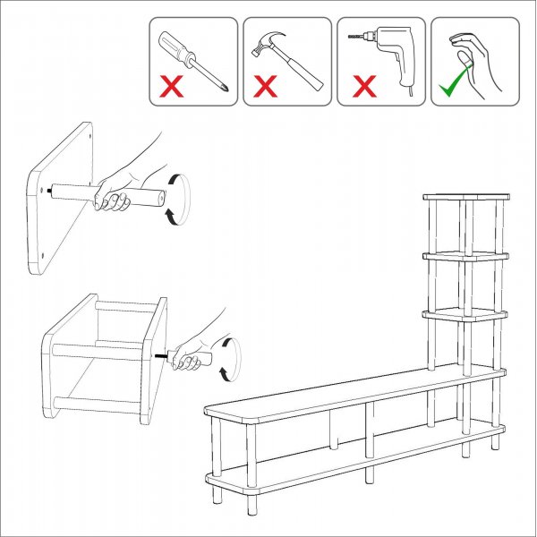 Mezza TV-bänk - Furu Mezza TV-bänk - Furu