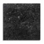 Decibel runt matbord 90x90 cm - Valnt / Svart Donau granit