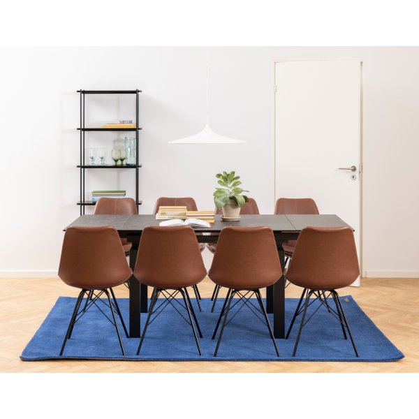 Huddersfield matbord 120-200 cm - Svart Huddersfield matbord 120-200 cm - Svart